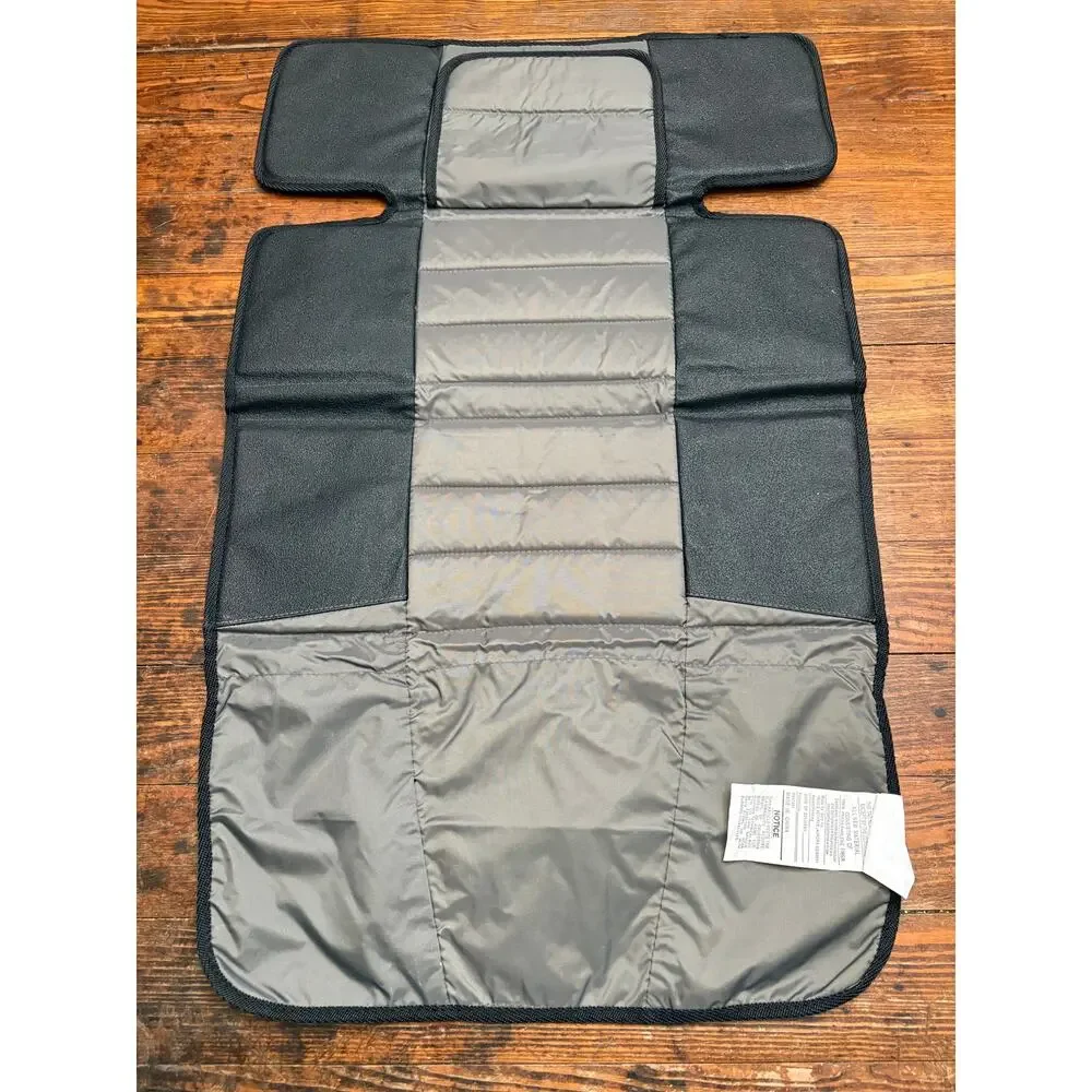 (2) Eddie Bauer Universal High Back Car Seat Protector in black and grey